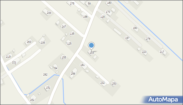 Gołkowice Górne, Gołkowice Górne, 103, mapa Gołkowice Górne