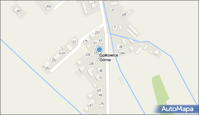 Gołkowice Górne, Gołkowice Górne, 126, mapa Gołkowice Górne