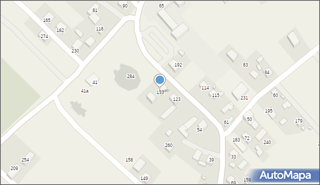 Gołkowice Górne, Gołkowice Górne, 133, mapa Gołkowice Górne