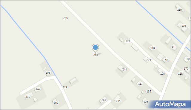 Gołkowice Górne, Gołkowice Górne, 283, mapa Gołkowice Górne