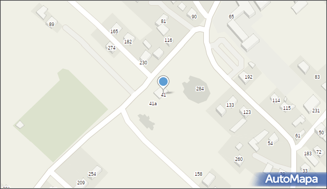 Gołkowice Górne, Gołkowice Górne, 41, mapa Gołkowice Górne