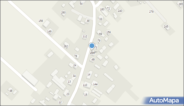 Gołkowice Górne, Gołkowice Górne, 49A, mapa Gołkowice Górne