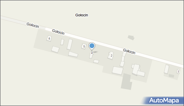 Gołocin, Gołocin, 4, mapa Gołocin