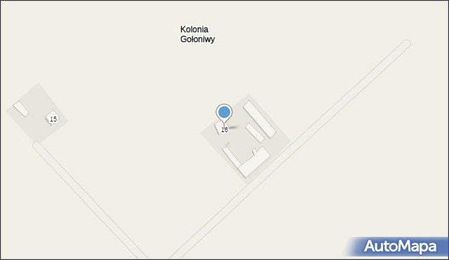 Gołoniwy, Gołoniwy, 16, mapa Gołoniwy