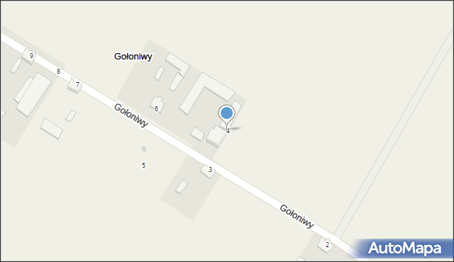 Gołoniwy, Gołoniwy, 4, mapa Gołoniwy
