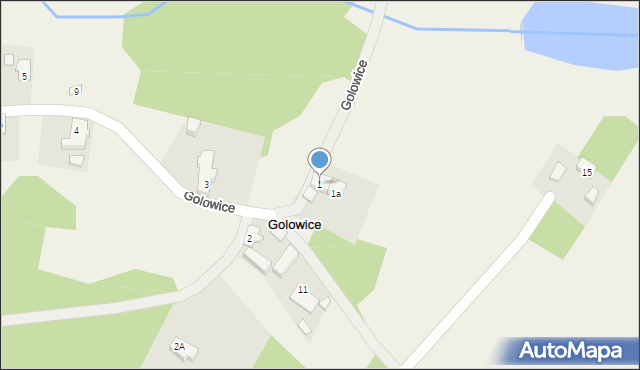 Golowice, Golowice, 1, mapa Golowice