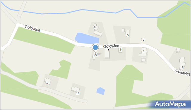 Golowice, Golowice, 10, mapa Golowice