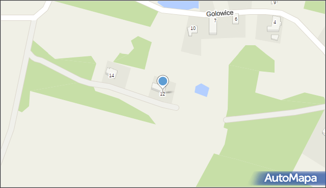 Golowice, Golowice, 12, mapa Golowice