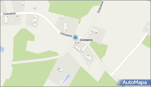 Golowice, Golowice, 2, mapa Golowice