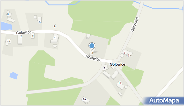 Golowice, Golowice, 3, mapa Golowice