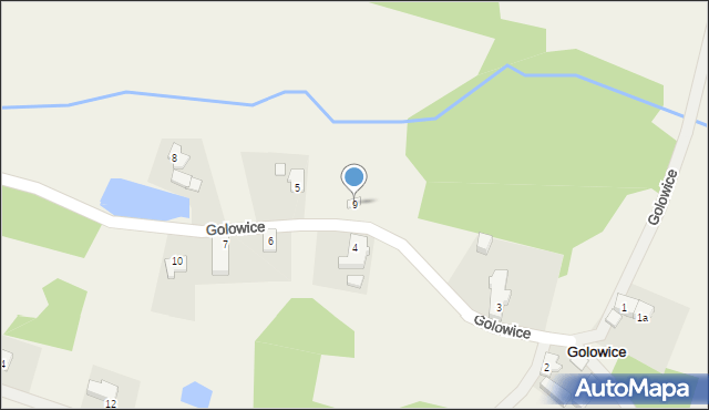 Golowice, Golowice, 9, mapa Golowice