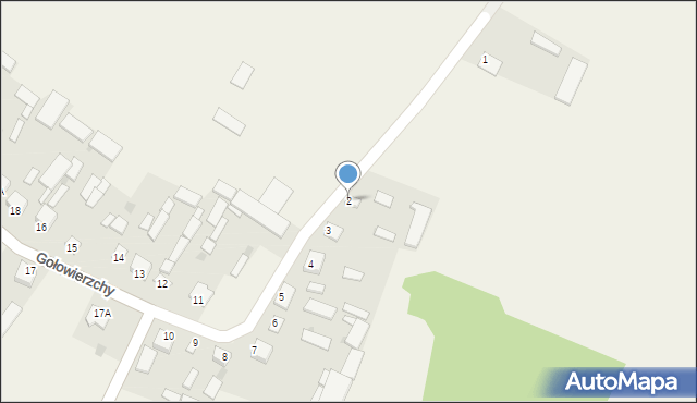 Gołowierzchy, Gołowierzchy, 2, mapa Gołowierzchy