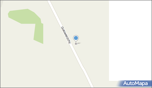 Gołowierzchy, Gołowierzchy, 93, mapa Gołowierzchy