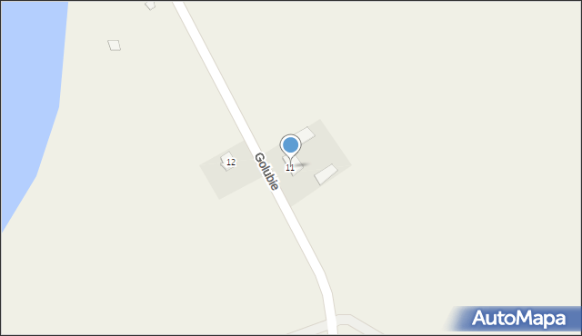 Golubie, Golubie, 11, mapa Golubie
