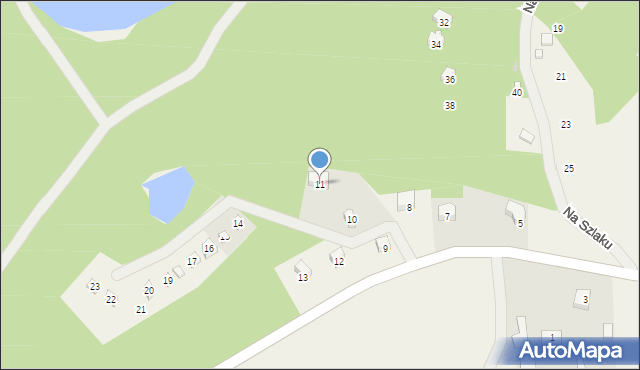 Gołubie, Gołubie, 11, mapa Gołubie