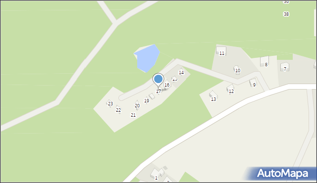 Gołubie, Gołubie, 17, mapa Gołubie