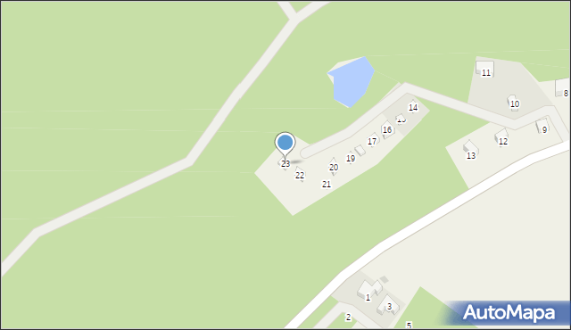 Gołubie, Gołubie, 23, mapa Gołubie