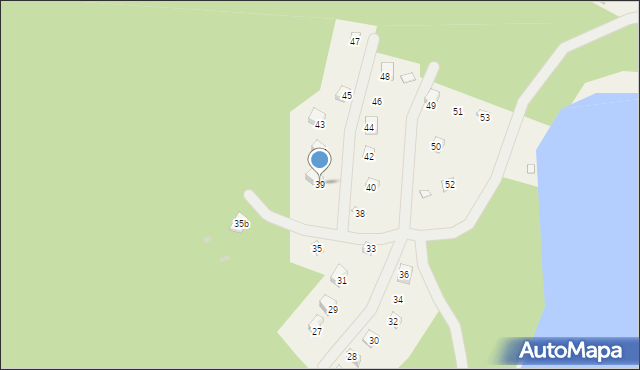 Gołubie, Gołubie, 39, mapa Gołubie
