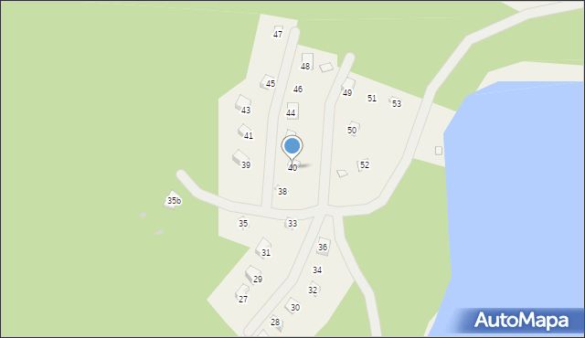 Gołubie, Gołubie, 40, mapa Gołubie