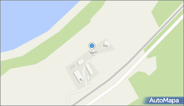 Gołubie, Gołubie, 61b, mapa Gołubie