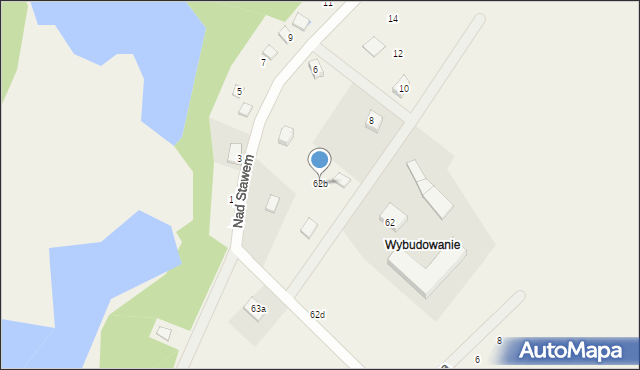 Gołubie, Gołubie, 62b, mapa Gołubie