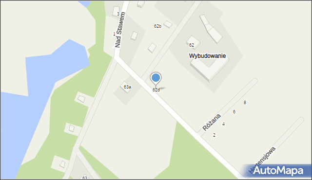 Gołubie, Gołubie, 62d, mapa Gołubie