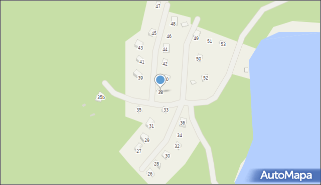 Gołubie, Gołubie, 38, mapa Gołubie