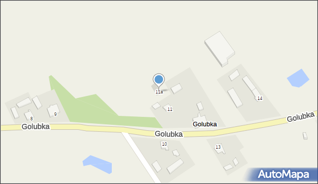 Golubka, Golubka, 11a, mapa Golubka