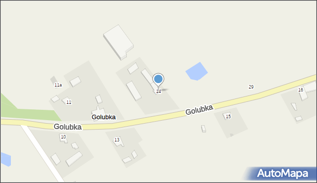 Golubka, Golubka, 14, mapa Golubka