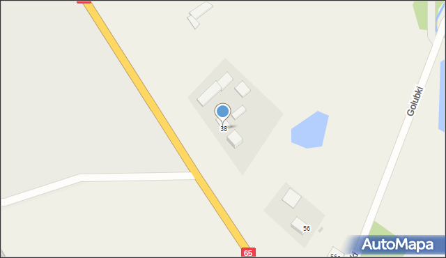 Golubki, Golubki, 38, mapa Golubki