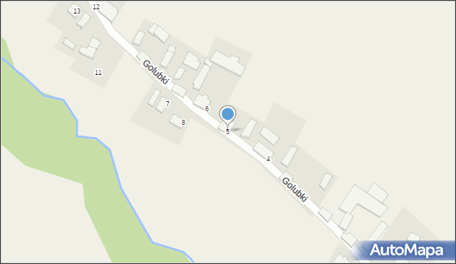 Golubki, Golubki, 5, mapa Golubki