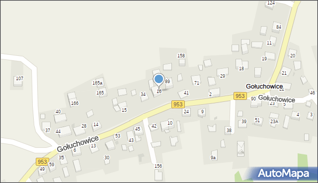 Gołuchowice, Gołuchowice, 16, mapa Gołuchowice