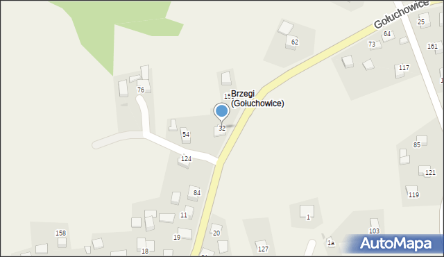 Gołuchowice, Gołuchowice, 32, mapa Gołuchowice