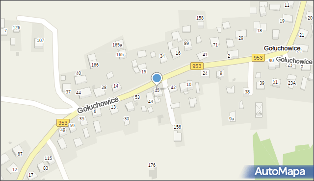 Gołuchowice, Gołuchowice, 45, mapa Gołuchowice