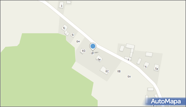 Gołuchowice, Gołuchowice, 6f, mapa Gołuchowice
