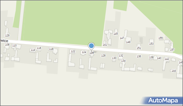 Gołuchowice, Gołuchowice, 126, mapa Gołuchowice