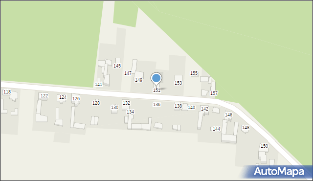 Gołuchowice, Gołuchowice, 151, mapa Gołuchowice