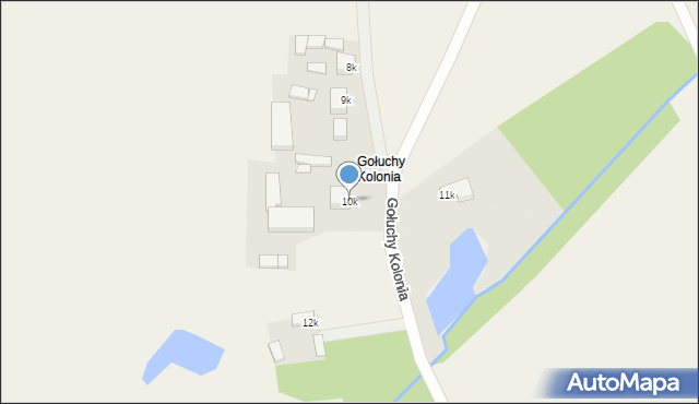 Gołuchy, Gołuchy, 10k, mapa Gołuchy