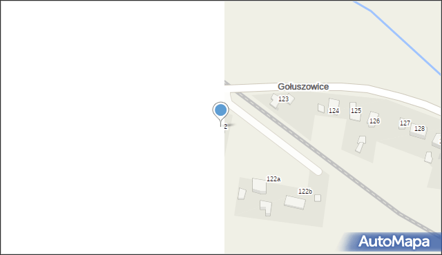 Gołuszowice, Gołuszowice, 122, mapa Gołuszowice