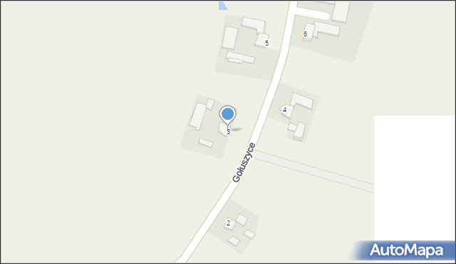 Gołuszyce, Gołuszyce, 3, mapa Gołuszyce