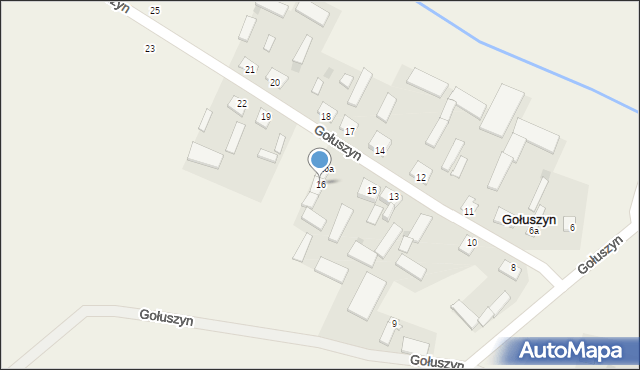 Gołuszyn, Gołuszyn, 16, mapa Gołuszyn