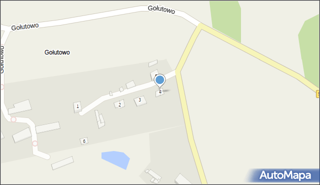 Gołutowo, Gołutowo, 4, mapa Gołutowo