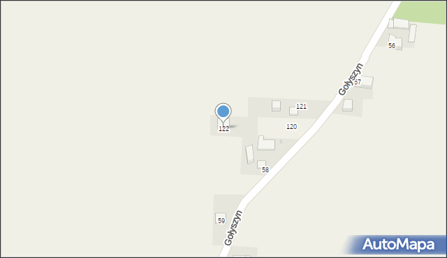Gołyszyn, Gołyszyn, 122, mapa Gołyszyn