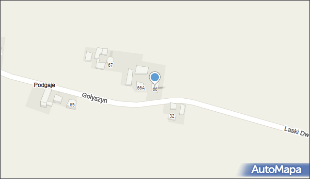 Gołyszyn, Gołyszyn, 66, mapa Gołyszyn