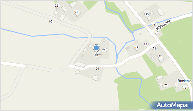 Gołyszyn, Gołyszyn, 69, mapa Gołyszyn