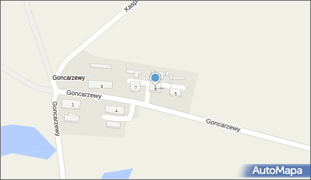 Goncarzewy, Goncarzewy, 6, mapa Goncarzewy