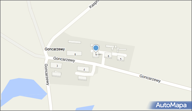 Goncarzewy, Goncarzewy, 7, mapa Goncarzewy