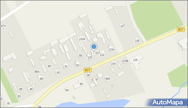 Gończyce, Gończyce, 101, mapa Gończyce