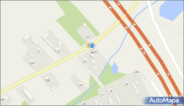Gończyce, Gończyce, 25A, mapa Gończyce