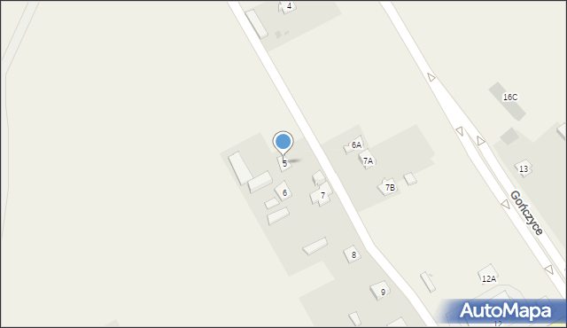 Gończyce, Gończyce, 5, mapa Gończyce